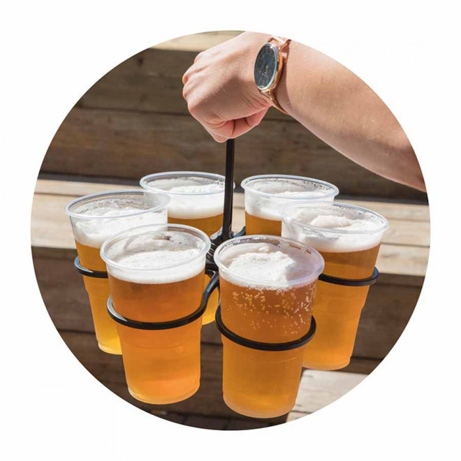 PORTE GOBELETS PUBLICITAIRE 18 33 CL 'EASYPO'