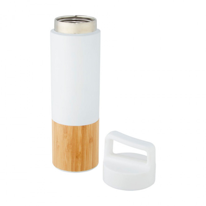 BOUTEILLE ISOTHERME PERSONNALISÉE EN BAMBOU 540ML 'BUTILKA BAMBOO' 4J