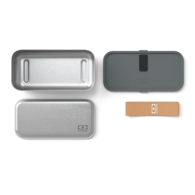 LUNCH BOX PERSONNALISABLE ACIER MB SENSE MONBENTO® 'RIOM'