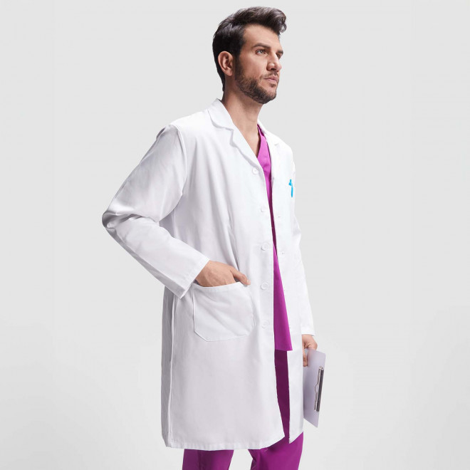 BLOUSE MEDICALE PERSONNALISABLE HOMME 'RESEARCH'