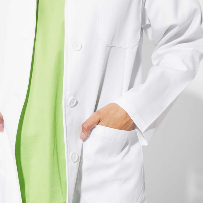 BLOUSE MEDICALE PERSONNALISABLE FEMME 'RESEARCH'