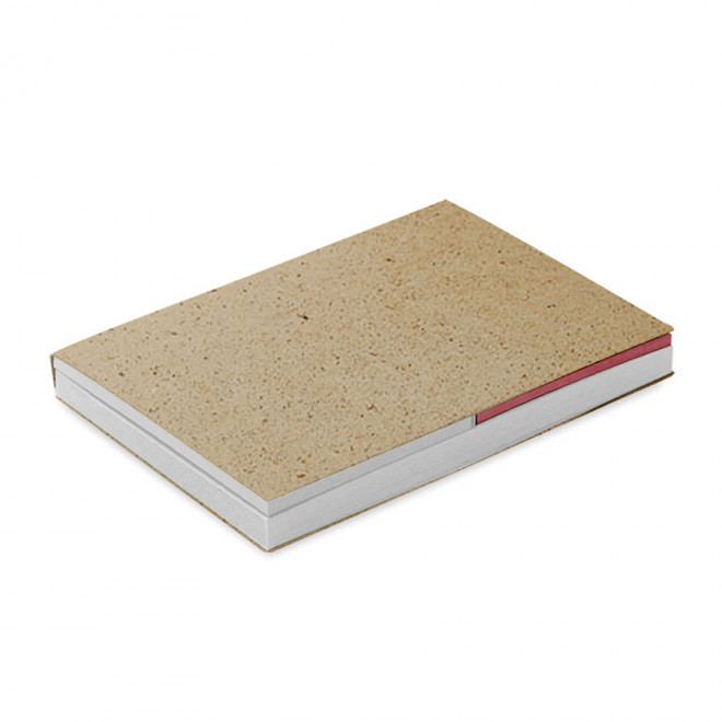 BLOC NOTE PERSONNALISABLE SOUPLE HERBE 'STAVA'