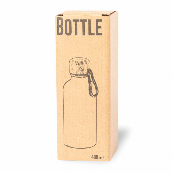 GOURDE PERSONNALISÉE EN ALUMINIUM 'MORA' 400 ML