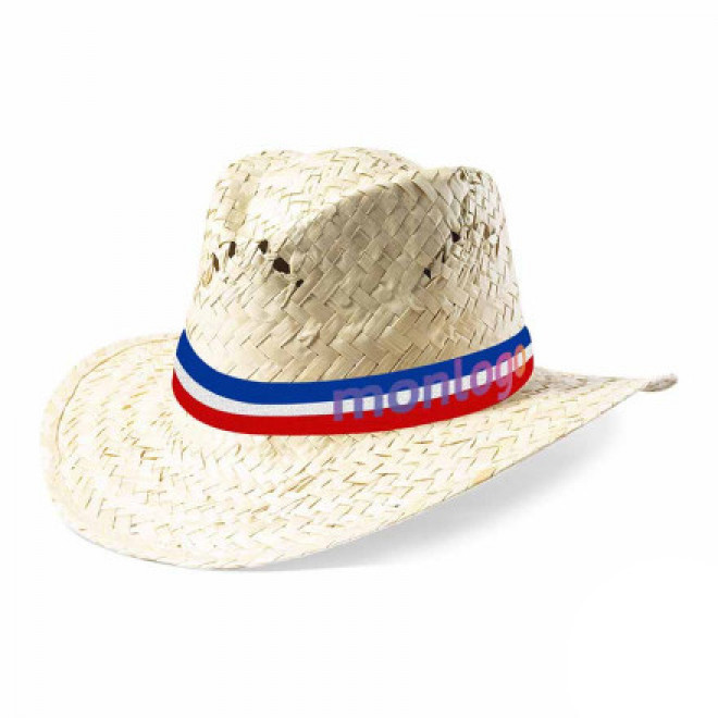 CHAPEAU PAILLE PERSONNALISABLE 'LUA SUPPORTER'