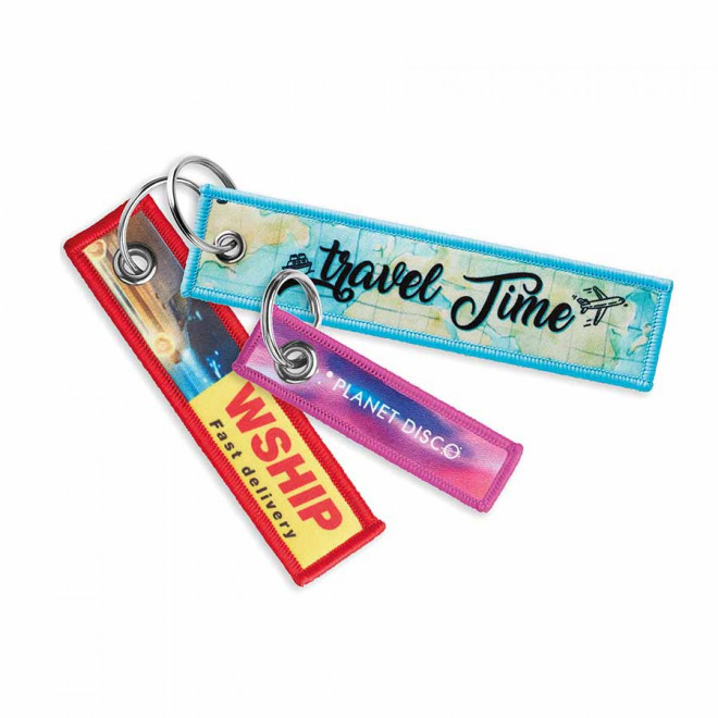 PORTE CLÉS PUBLICITAIRE QUADRI 'WING RPET' 