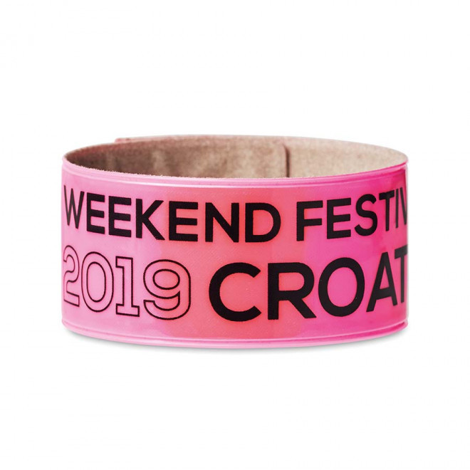 BRASSARD RÉFLÉCHISSANT PERSONNALISÉ 34x3 'PREVENTI CREA'