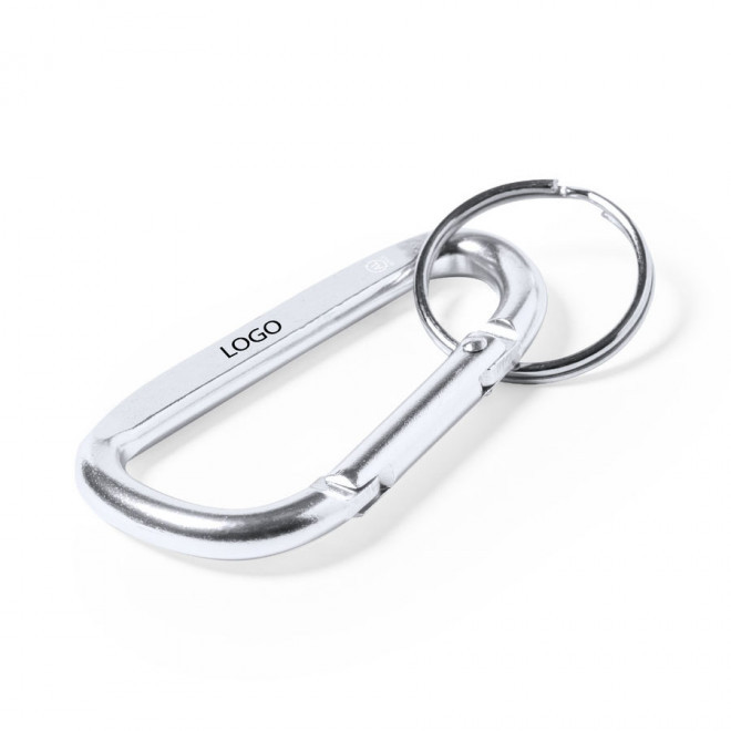 PORTE CLES PUBLICITAIRE MOUSQUETON 'WALL RECYCLED'