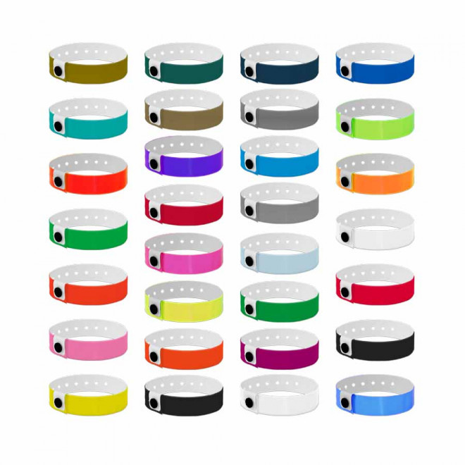 BRACELET PERSONNALISÉ EN VINYLE 'PUNCHY' 