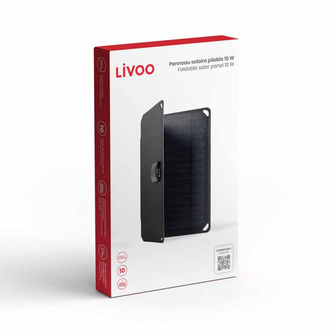 PANNEAU SOLAIRE PUBLICITAIRE 10W LIVOO® 'PANSO'