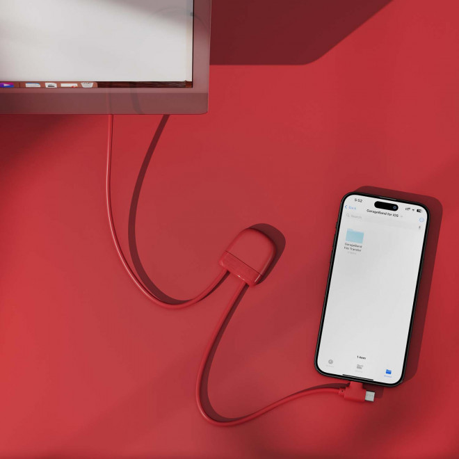 CÂBLE DE CHARGE PERSONNALISÉ 1 MÈTRE XOOPAR®  'ICE C'