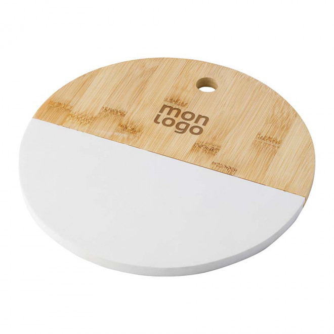 PLANCHE À DÉCOUPER PUBLICITAIRE MARBRE ET BAMBOU 'RONCHE'