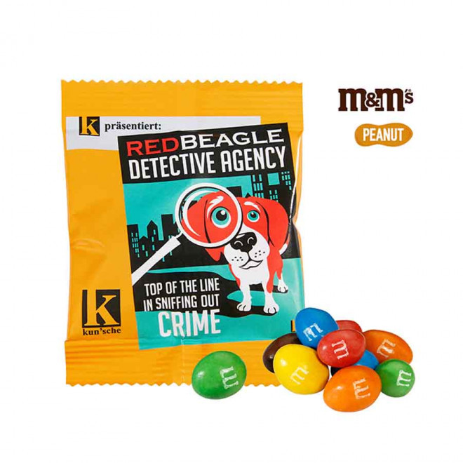 BONBONS M&MS® PEANUTS PUBLICITAIRES 'CROUSTI'