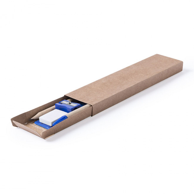 KIT DE BUREAU AVEC BOITE EN CARTON PERSONNALISABLE 'FIVE'