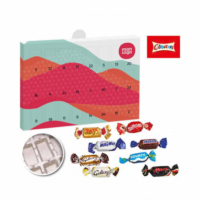 CALENDRIER DE L'AVENT PUBLICITAIRE 'SAVOUREUX'