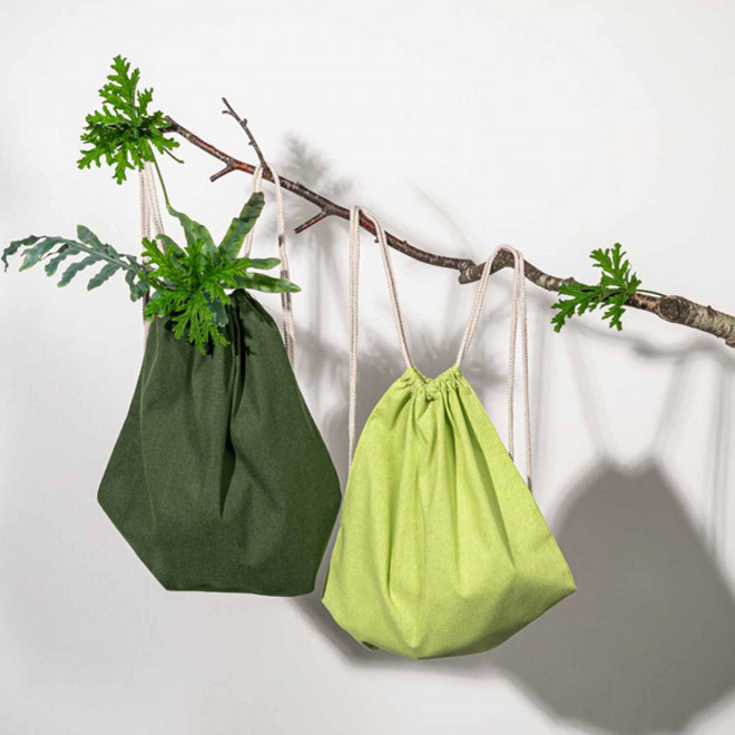 SAC A DOS CORDE RECYCLE PERSONNALISABLE 'PAPEY RECYCLE'