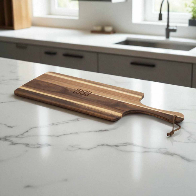 PLANCHE A DECOUPER ACACIA PERSONNALISE 'AKI CORDON'
