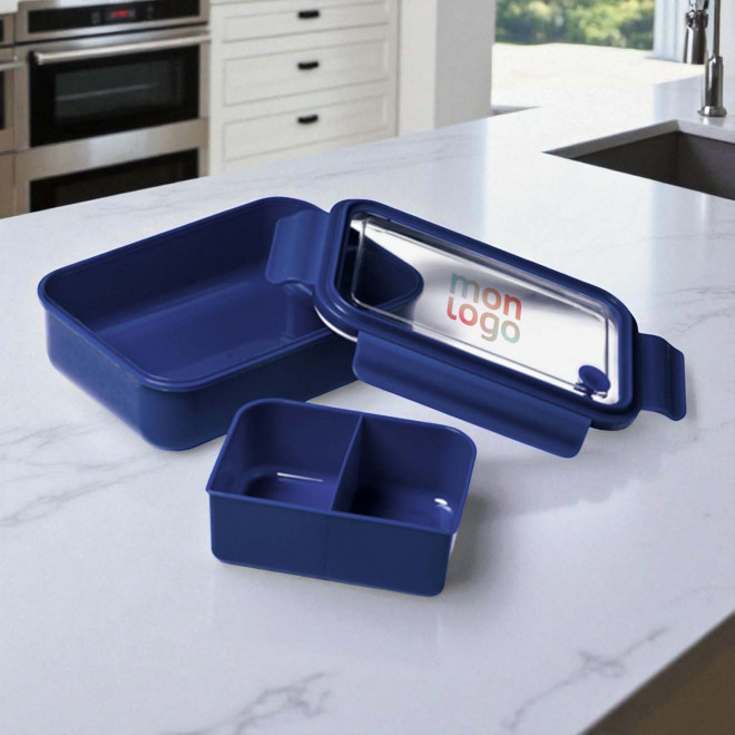 LUNCH BOX COMPARTIMENTE 1.3L PERSONNALISEE 'NOUZ'