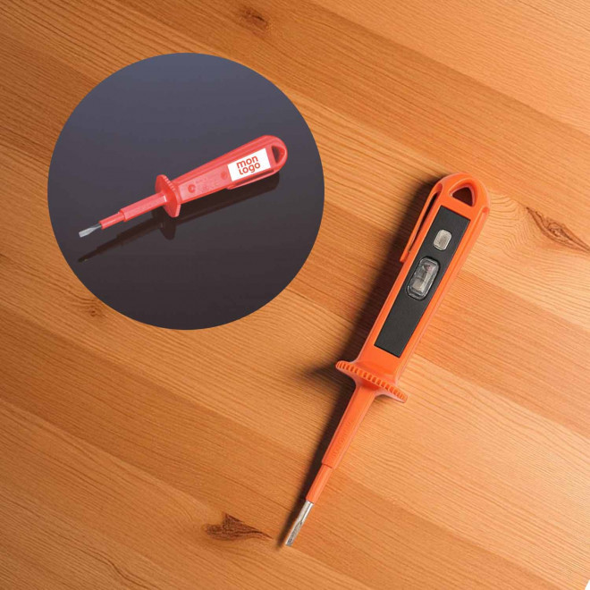 TOURNEVIS TESTEUR TENSION PERSONNALISE 'TENTIL COULEUR'