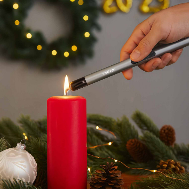 BRIQUET ALLUME GAZ/BOUGIE PERSONNALISABLE 'JAXY'