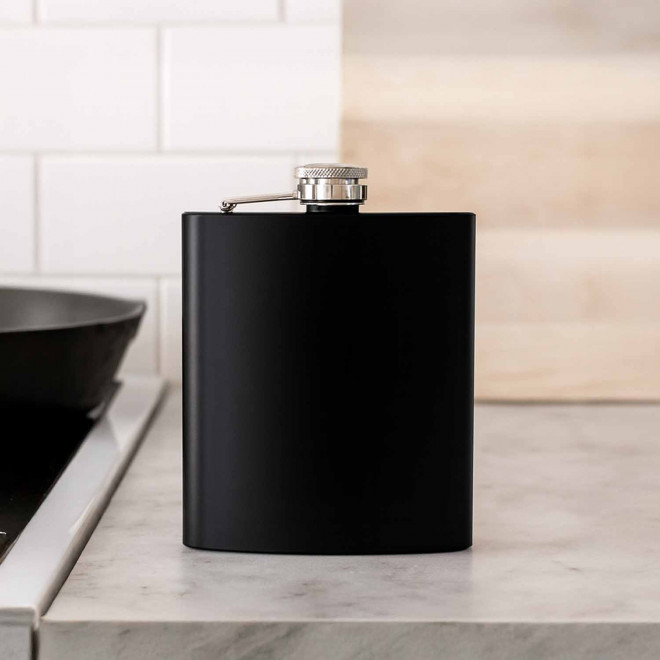 FLASQUE ACIER PERSONNALISEE 'GUDYS DARK 198.1 ML'