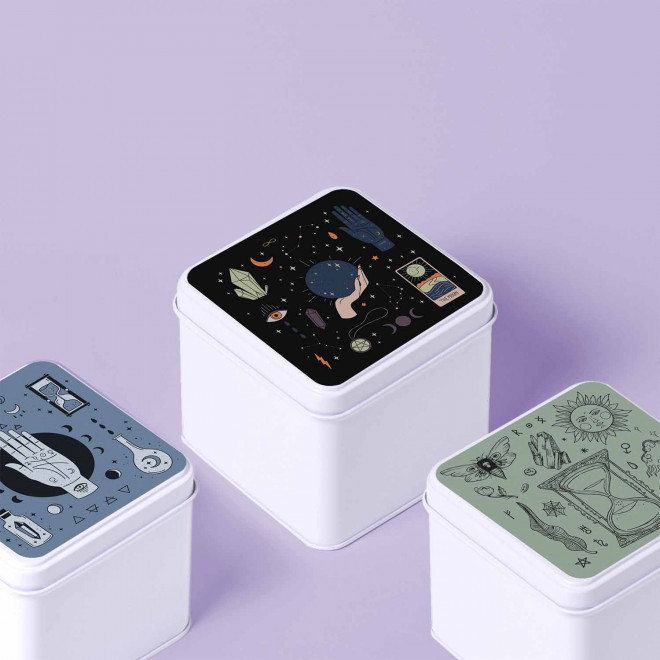 BOITE METAL SOUVENIR PERSONNALISEE 'VAL THO CUBE'