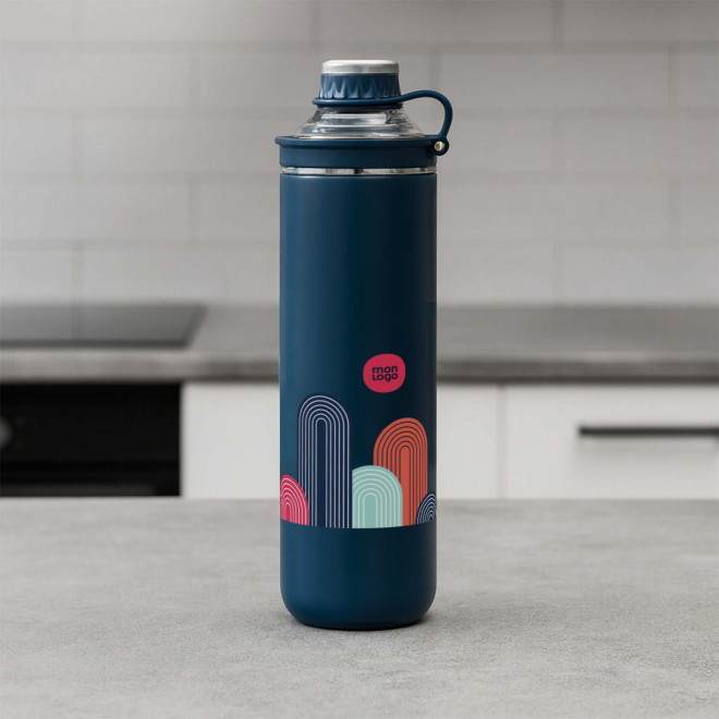 BOUTEILLE ISOTHERME PERSONNALISABLE 'METONI'