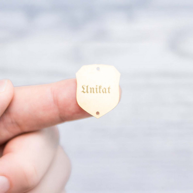 ETIQUETTE HANDTAG CADEAU PERSONNALISEE 'YORSY METAL'