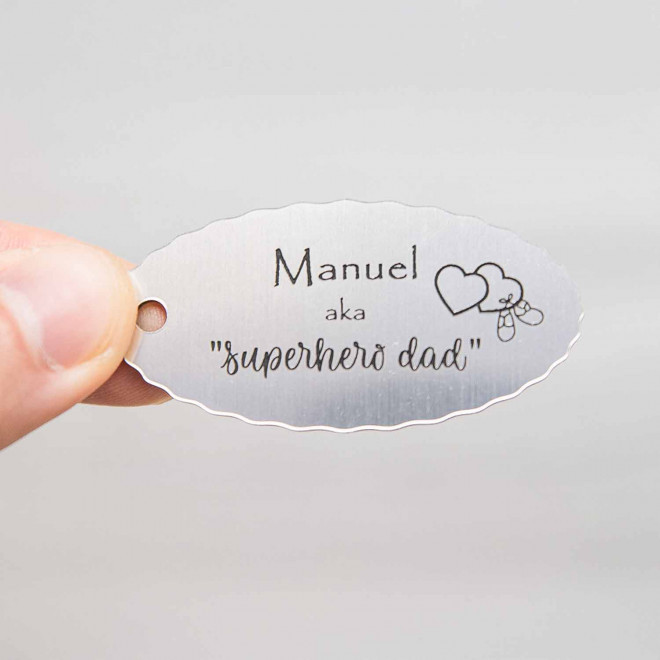 ETIQUETTE HANDTAG CADEAU PERSONNALISEE 'YORSY ACRYLIQUE'