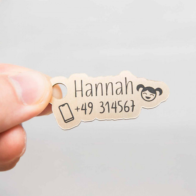 ETIQUETTE HANDTAG CADEAU PERSONNALISEE 'YORSY ACRYLIQUE'