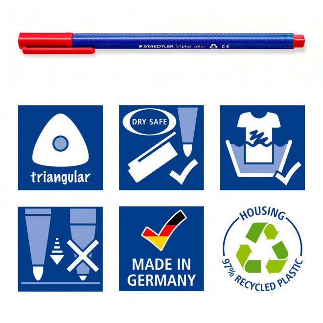 SET DE FEUTRE PERSONNALISABLE STAEDTLER 'TRIPLUS COLOR'