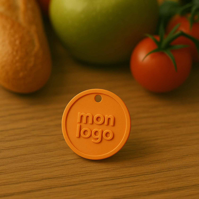 JETON PERSONNALISE EN PLASTIQUE PERCE GRAVE 'MONNET'