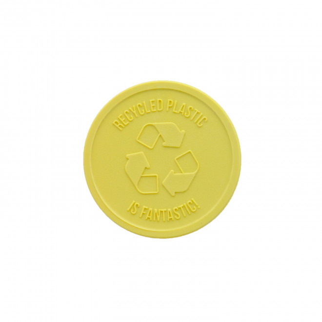 JETON PERSONNALISE EN PLASTIQUE RECYCLE GRAVE 'MONNET'