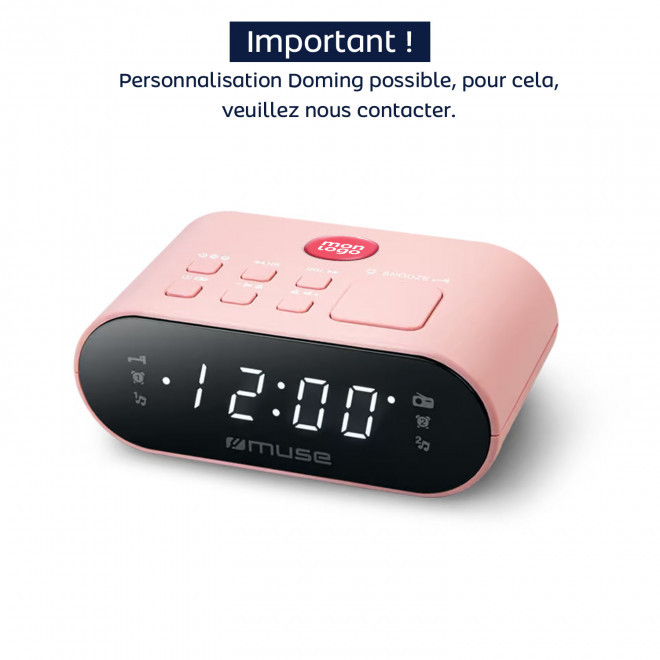 RADIO REVEIL PERSONNALISABLE 'GOMMY'