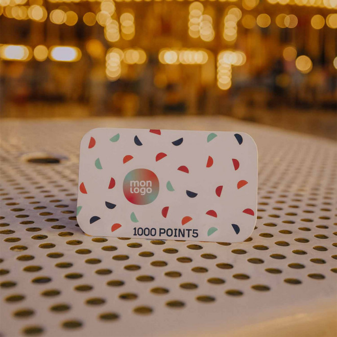 JETON FETES MANEGE PERSONNALISE 'FUNZY QUADRI 8.5x5.4'