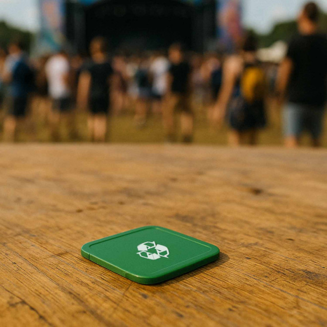 JETON FESTIVAL PERSONNALISABLE BIODEGRADABLE 'FESTYDEAL'