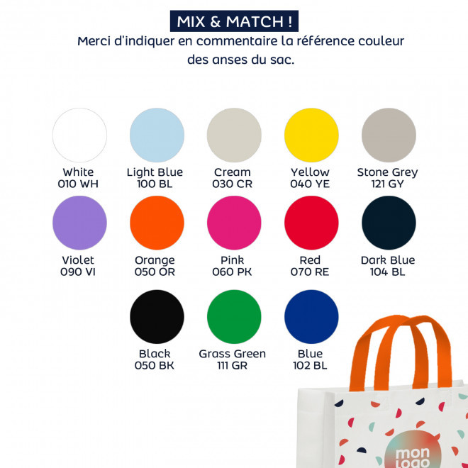 SAC PP LAMINE NON TISSE 120G PERSONNALISABLE 'DURAS '