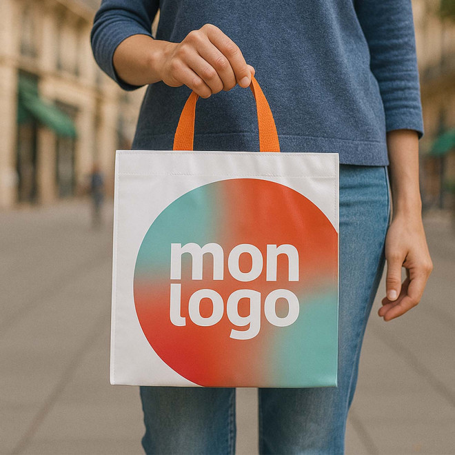 SAC PP LAMINE NON TISSE 120G PERSONNALISABLE 'DURAS '