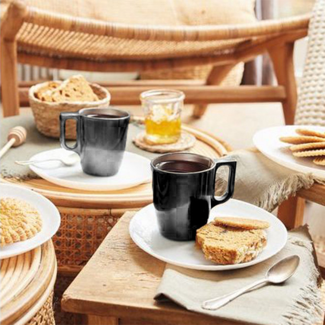 COFFRET 2 MUGS PERSONNALISABLE EN VERRE MIF 250ML 'FLASHY'