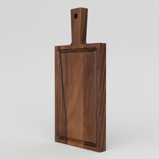 PLANCHE A DECOUPER NOYER PERSONNALISABLE 'WALNUT POIGNEE'