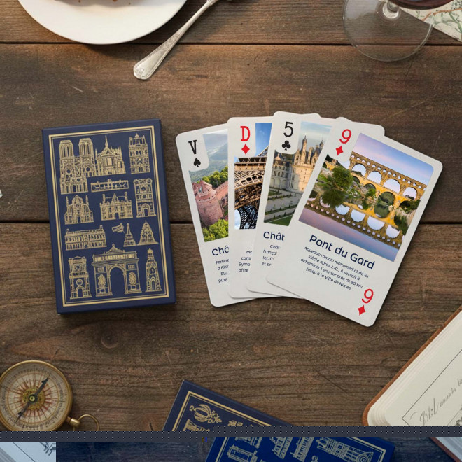 JEU DE 54 CARTES 100% PERSONNALISABLE 'KARTIX'