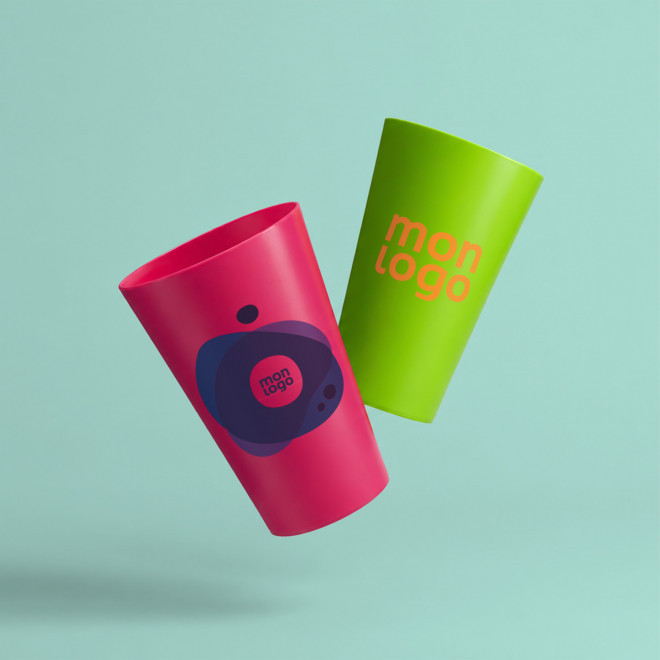GOBELET 30 CL DIGITAL PERSONNALISABLE  'CUP COLOR'