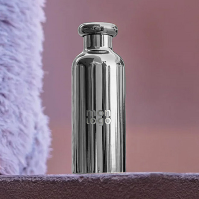 GOURDE ISO GUZZINI PERSONNALISABLE 'STEEL ON THE GO'
