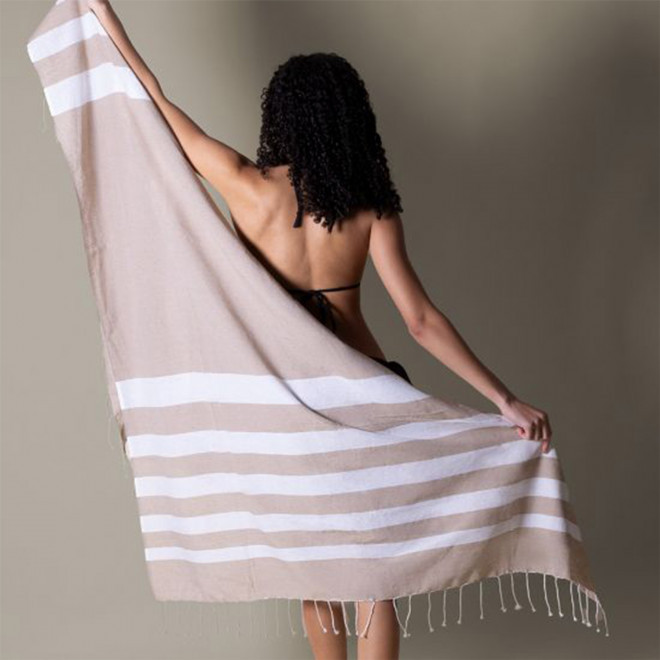 PAREO/FOUTA 140X180 PERSONNALISABLE 'HORTA XXL'