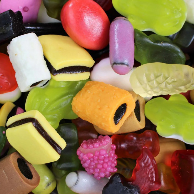 LOT DE 100 SACHETS COLOR RADO PERSONNALISABLE 'HARIBO'