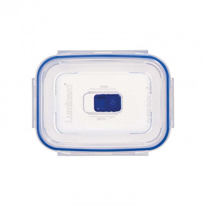LUNCH BOX EN VERRE LUMINARC 820ML PERSONNALISEE 'PURE BOX ACTIVE'