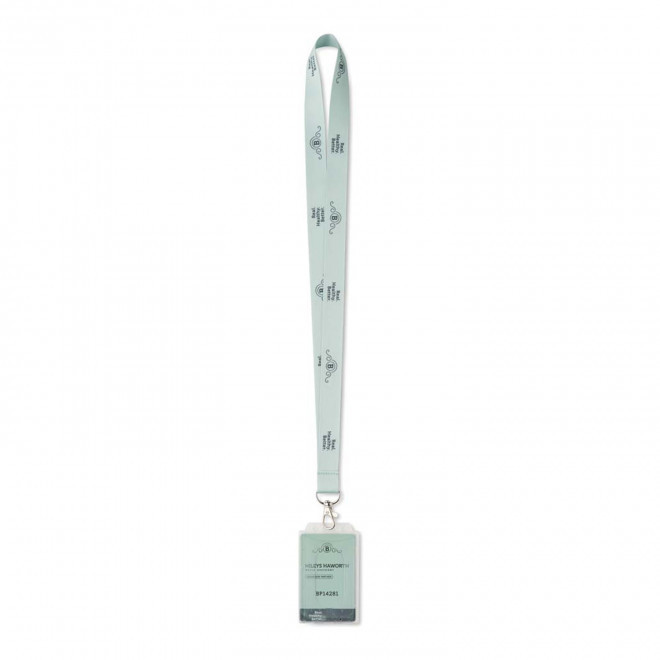 BADGE EN PAPIER 8.6x5.4CM PERSONNALISE 'BADGOS'