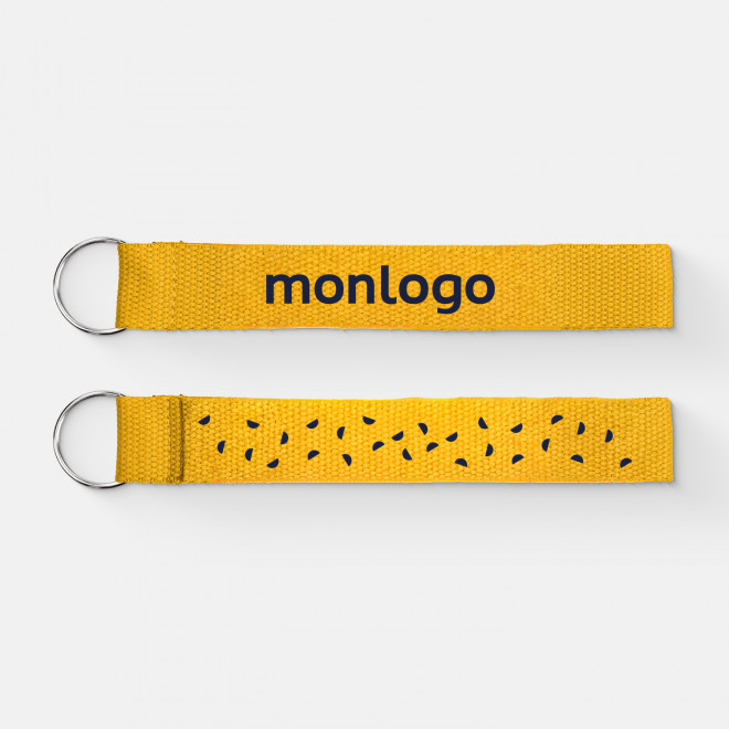 PORTE CLES SANGLE EN COTON PERSONNALISE 'ORA'