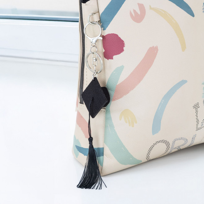 PORTE CLE CHAPEAU DIPLOMATION PERSONNALISABLE 'MASTER'