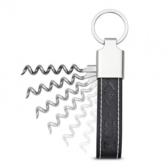 PORTE CLES TIRE BOUCHON EN PU PERSONNALISE 'POTI VIN'