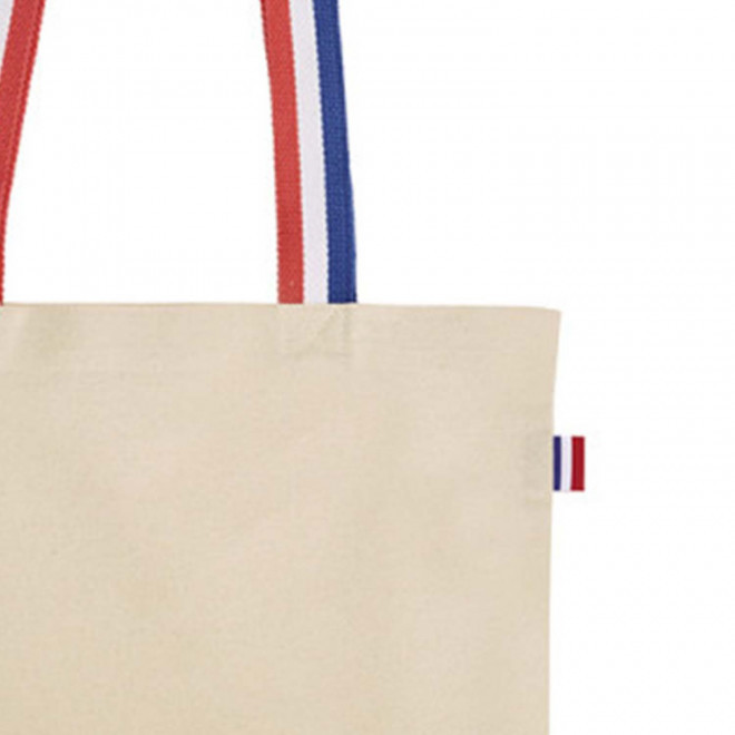 TOTE BAG 150 G ANSES TRICOLORE PERSONNALISABLE 'CLEMENT'